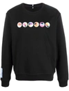 MCQ BY ALEXANDER MCQUEEN GRAPHIC PRINT CREW-NECK SWEATSHIRT