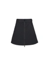 Moncler High-rise Quilted Miniskirt In Black
