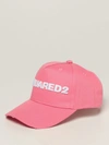 DSQUARED2 HAT DSQUARED2 HAT WITH EMBROIDERED LOGO,BCW0028 05C00001 M1972