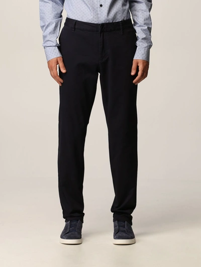 Armani Collezioni Armani Exchange Pants Armani Exchange Jogging Trousers In Technical Fabric In Navy Blue