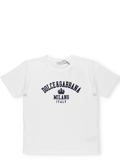 Dolce & Gabbana Kids' Back To School T-shirt In White