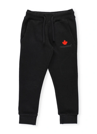 Dsquared2 Kids' Sweatpant With Logo In Black