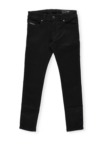 Diesel Sleenker Jeans In Black