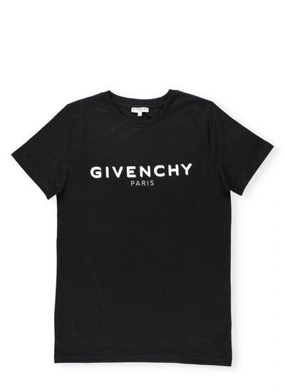 GIVENCHY LOGO T-SHIRT,H25281 T 09B