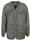 VALENTINO RUFFLE TRIMMED TWEED JACKET,WB3CE2D0 6G70NA