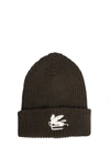 ETRO WOOL HATWOOL HAT WITH LOGO EMBROIDERED,15267 94810500