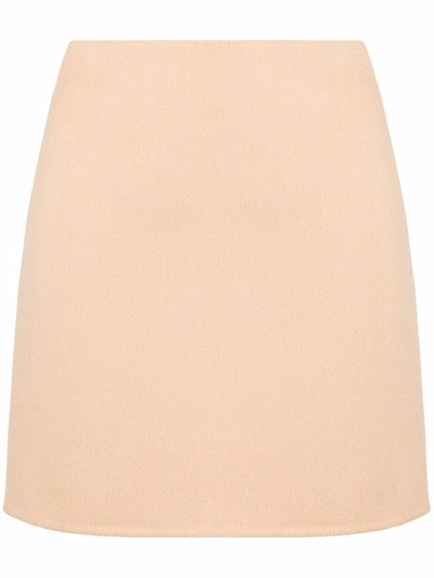 Emilio Pucci Fitted Mini Skirt In Neutrals