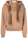 Ambush Multicord Cotton Hoodie In Neutrals