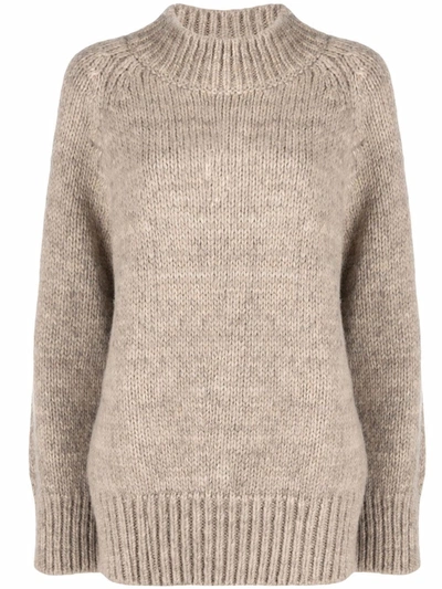MAISON MARGIELA HIGH NECK KNITTED JUMPER