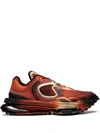 Nike Matthew M. Williams Zoom Mmw 4 Rubber-trimmed Mesh Sneakers In Orange
