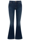 Mother The Hustler Ankle Fray Jeans In Blue