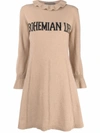 Alberta Ferretti Mini Dress In Neutrals