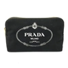 PRADA FABRIC COSMETIC POUCH - BLACK