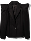 BALMAIN ACCENTUATED SHOULDER BLAZER JACKET