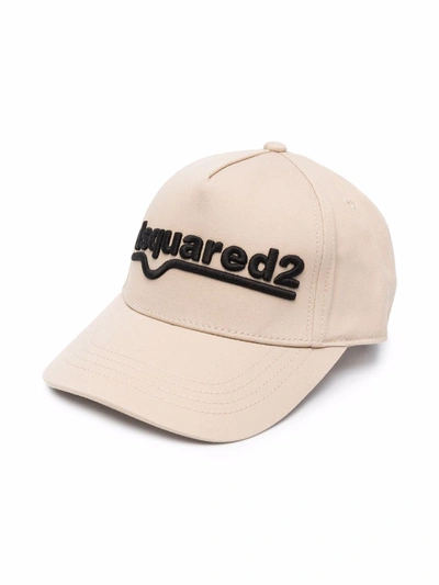 Dsquared2 Embroidered-logo Baseball Cap In 中性色