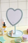 Urban Outfitters Uo Heartbeat Makeup Vanity Mirror In Light Green