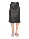 PROENZA SCHOULER WHITE LABEL NAPPA LEATHER SKIRT,218974