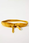 Ada Classic Wrap Belt In Yellow