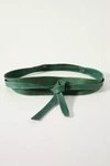 Ada Classic Wrap Belt In Green