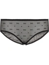 Dolce & Gabbana Monogram-pattern Briefs In Black