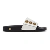 Balmain Symi Button-embellished Flat Sandals