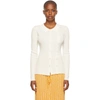 CHRISTOPHER ESBER OFF-WHITE DOUBLE-BUTTONED CARDIGAN