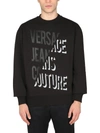 VERSACE JEANS COUTURE SWEATSHIRT WITH LOGO,71GAIF03 CF00F899