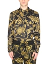 VERSACE JEANS COUTURE SHIRT WITH BIJOUX BAROQUE PRINT,71GAL2S0 NS007G89