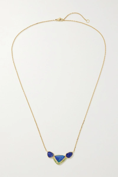 Brooke Gregson Orbit 3 18-karat Gold Multi-stone Necklace