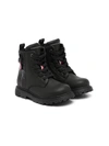 TOMMY HILFIGER JUNIOR LOGO LACE-UP BOOTS