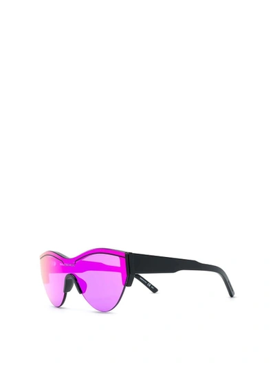 Balenciaga Ski Cat Eye Sunglasses Purple