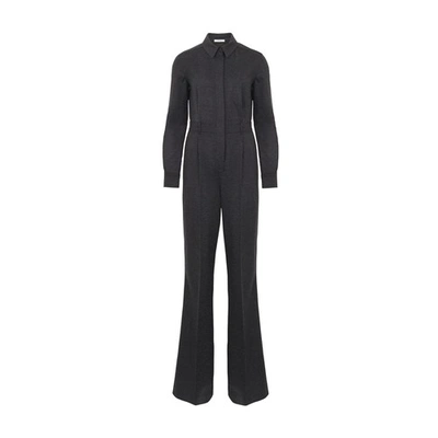 Max Mara Fano Jumpsuits In Antracite