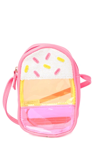 Olivia Miller Kids' Neon Pink Ice Cream Crossbody Bag