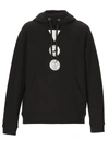 BURBERRY BURBERRY PATCH PRINTED DRAWSTRING HOODIE