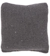 Brunello Cucinelli Sequined Cashmere And Silk Cushion In Grey