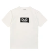 DOLCE & GABBANA LOGO棉质T恤,P00591412