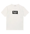 DOLCE & GABBANA LOGO棉质T恤,P00591413