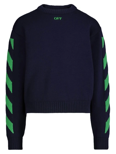 Off-white Kids' Pullover In Blue