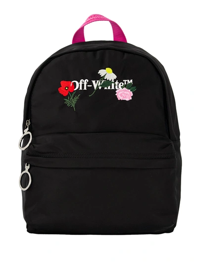 Off-white Kids' Backpack For Girls In Black