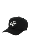 Off-white Embroidered-logo Baseball Cap In Black