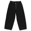 MM6 MAISON MARGIELA MM6 MAISON MARGIELA JEANS SVASATI NERI IN DENIM DI COTONE STRETCH,M60053MM016M6900