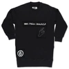 Mm6 Maison Margiela Teen Logo-print Cotton Sweatshirt Dress In Nero