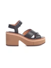 CLERGERIE CLERGERIE ANKLE STRAP CHUNKY SANDALS