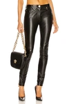 VERSACE LEATHER SKINNY PANT,VSAC-WP38