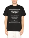 VERSACE JEANS COUTURE T-SHIRT WITH LOGO PRINT