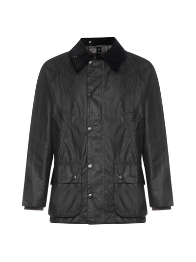 Barbour Bristol Waxed Cotton Jacket In Blue