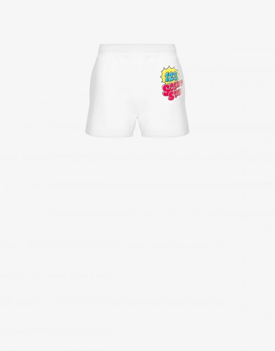 Moschino Sesame Street Track Shorts In White