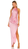 Amanda Uprichard X Revolve Samba Gown In Pink