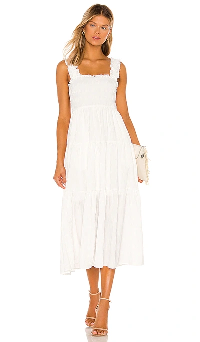 Majorelle Kimmie Midi Dress In Ivory