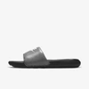 Nike Victori One Women's Print Slides In Black,black,white